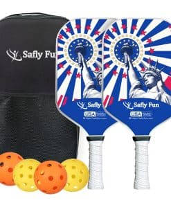 Paletas de Pickleball Safly Fun, Paletas de Fibra de Vidrio