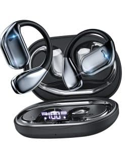 GNTOET Nuevos Auriculares Inalámbricos Bluetooth Abiertos,