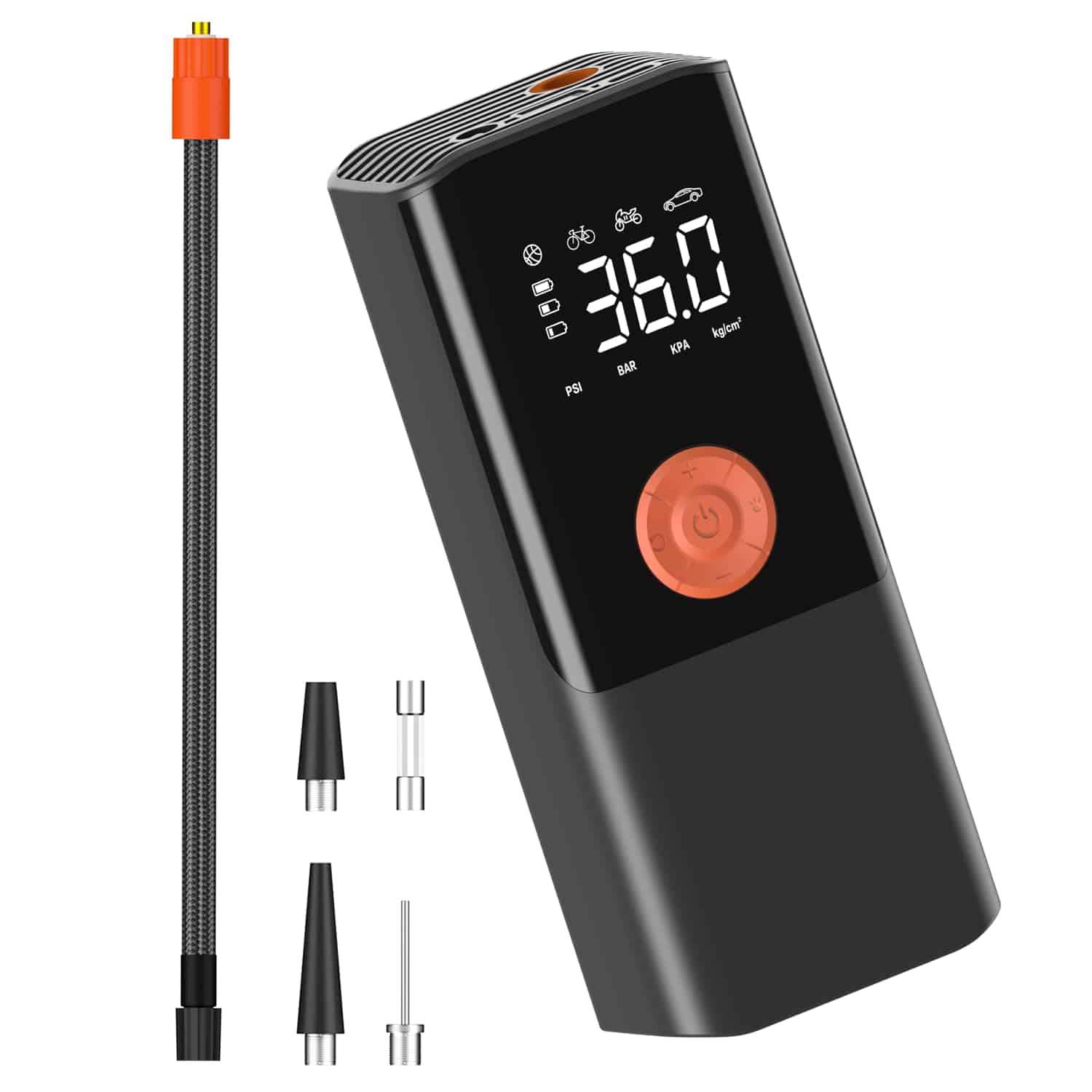 Inflador de llantas compresor de aire portátil - Bomba de