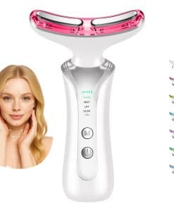 Masajeador facial multifuncional 7 en 1, terapia de luz