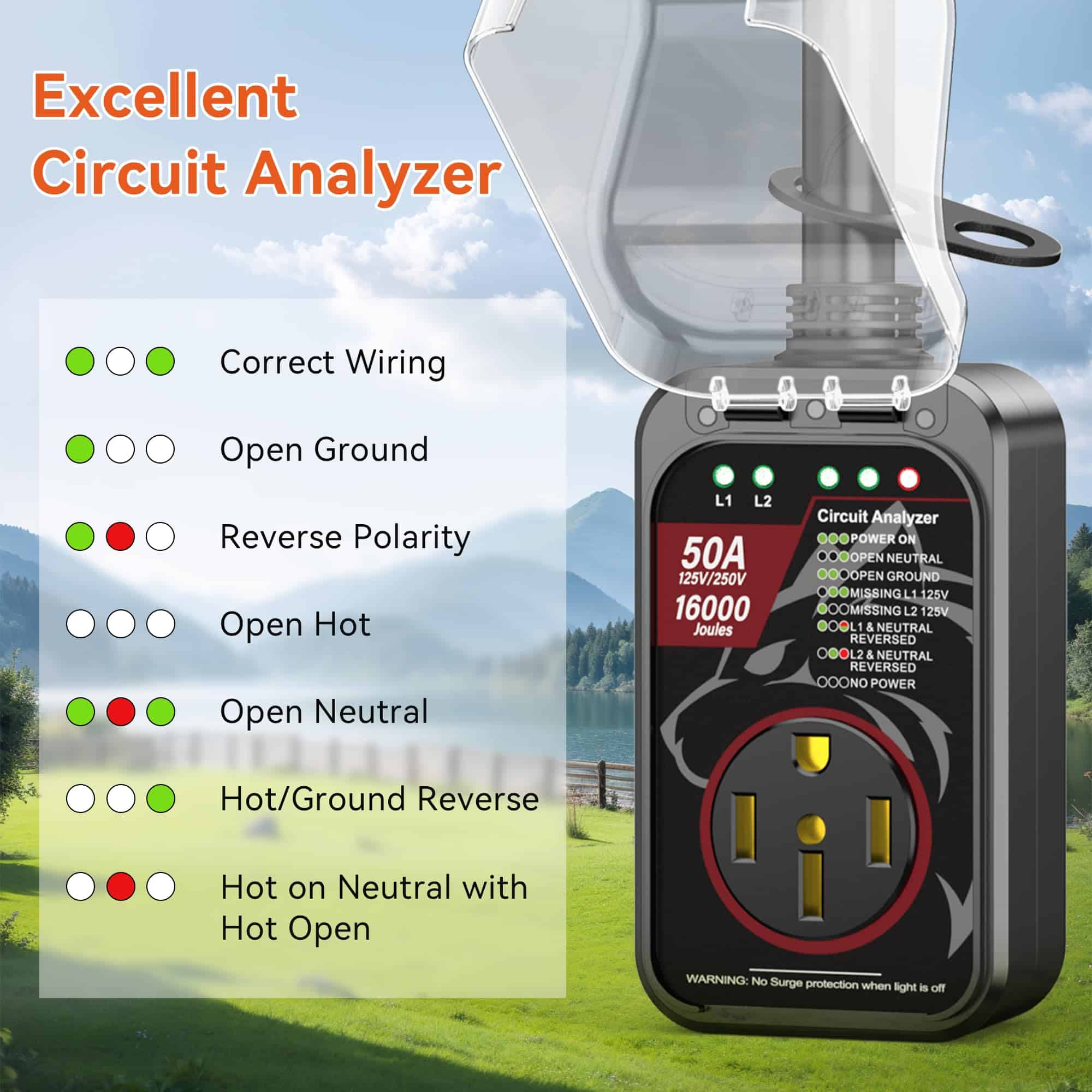 Protector de Sobretensión para RV de 50 Amperios a Prueba - Imagen 6
