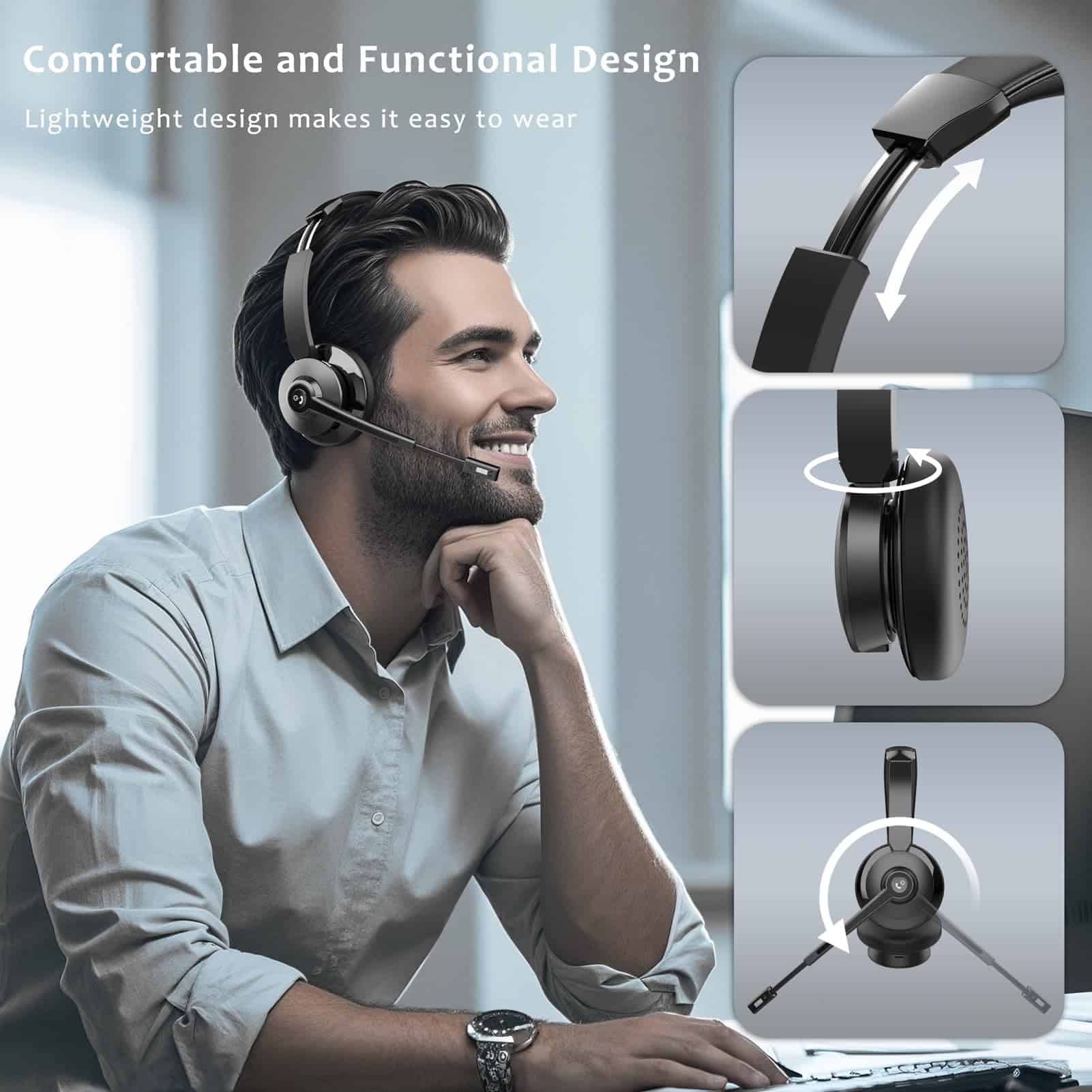 Auriculares Inalámbricos Vonztek - Auriculares Bluetooth - Imagen 8