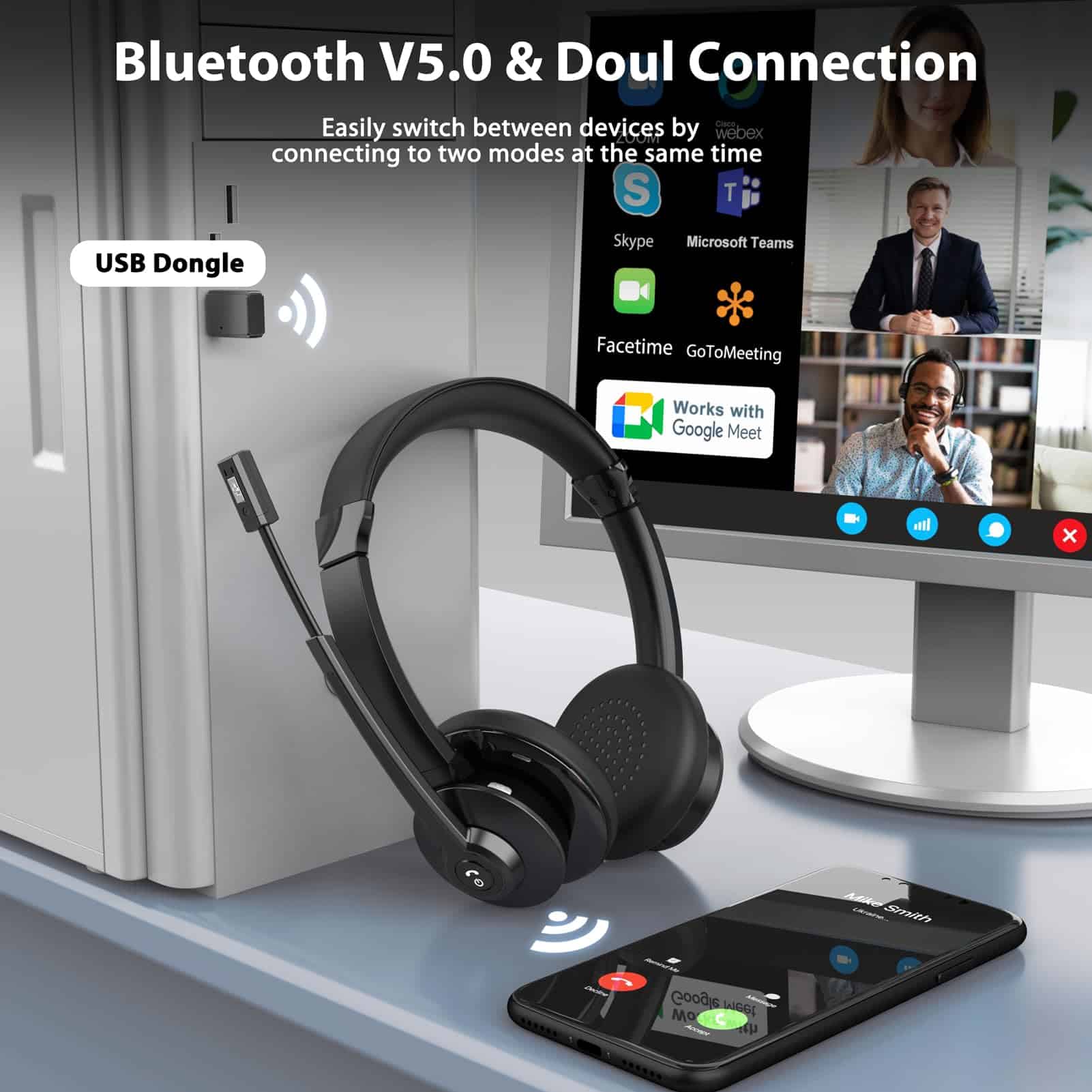 Auriculares Inalámbricos Vonztek - Auriculares Bluetooth - Imagen 6