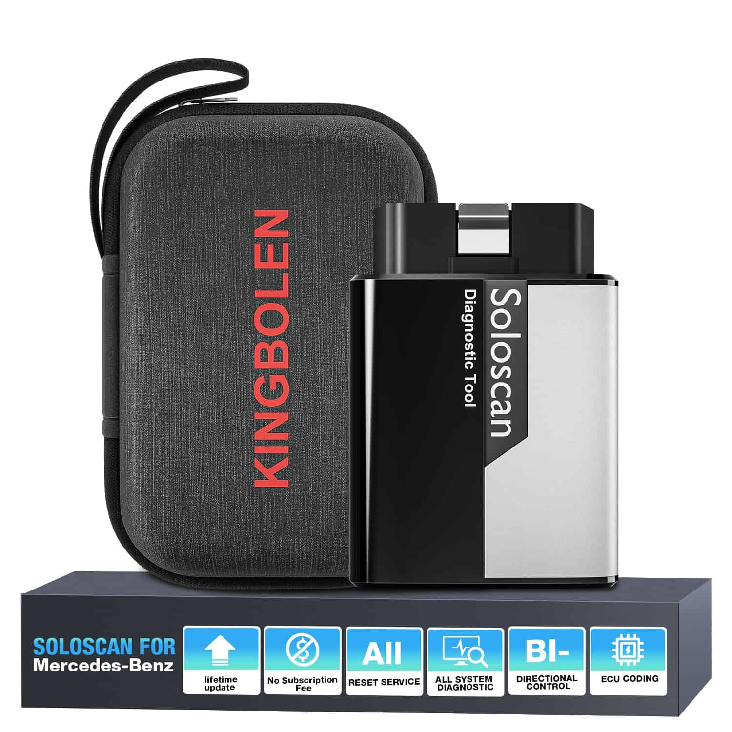 KINGBOLEN Soloscan Escáner OBD2 Bluetooth para