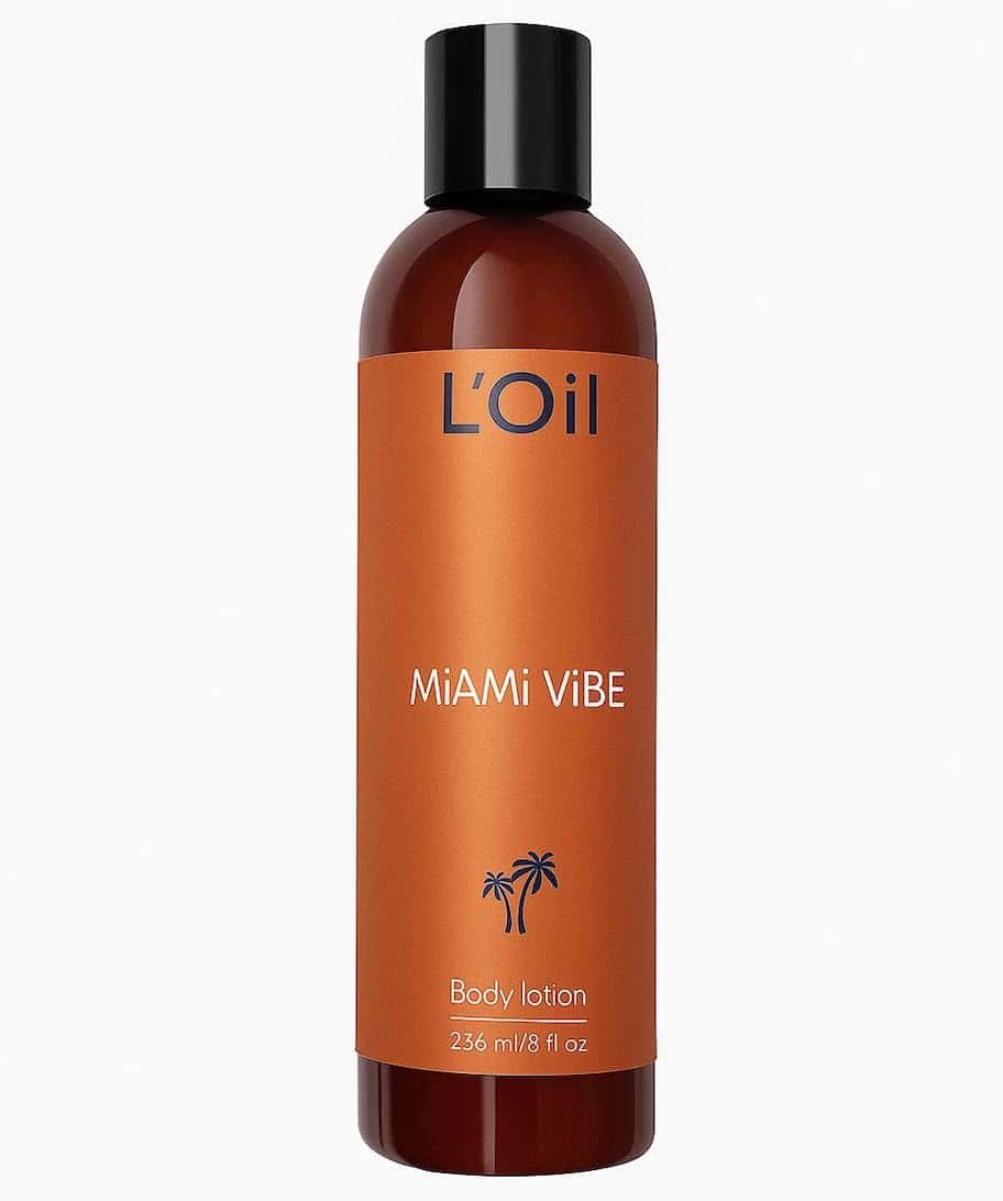 Loción corporal L'Oil, Miami Vibe. Súper Anti-Edad,