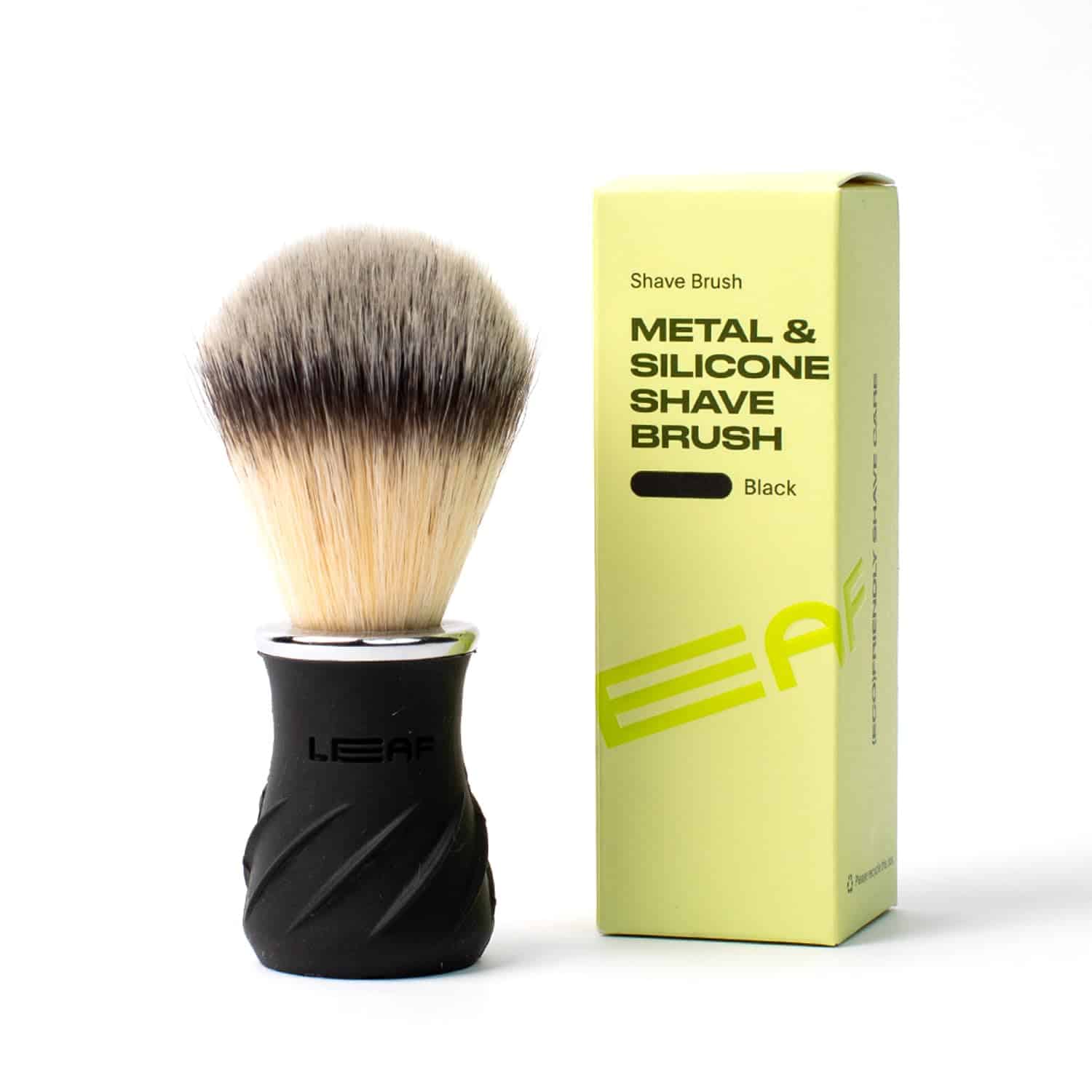 Brocha de Afeitar Leaf Shave, Negra - Brocha de Afeitar de