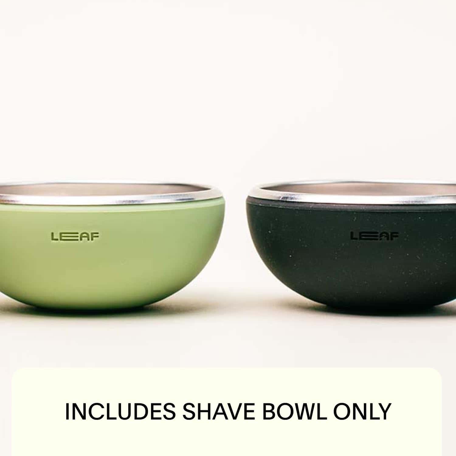 Recipiente de Afeitado Leaf Shave, Sage - Bowl de Acero - Imagen 6