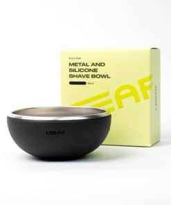 Bowl de Afeitado Leaf Shave, Negro - Tazón de Afeitado de