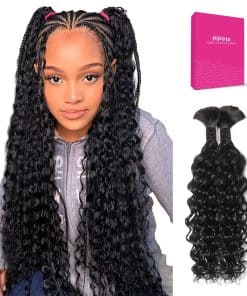 Cabello para Trenzas Boho de Cabello Humano Ondulado en