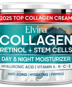 Crema Hidratante Facial Elvira con Colágeno, Retinol,