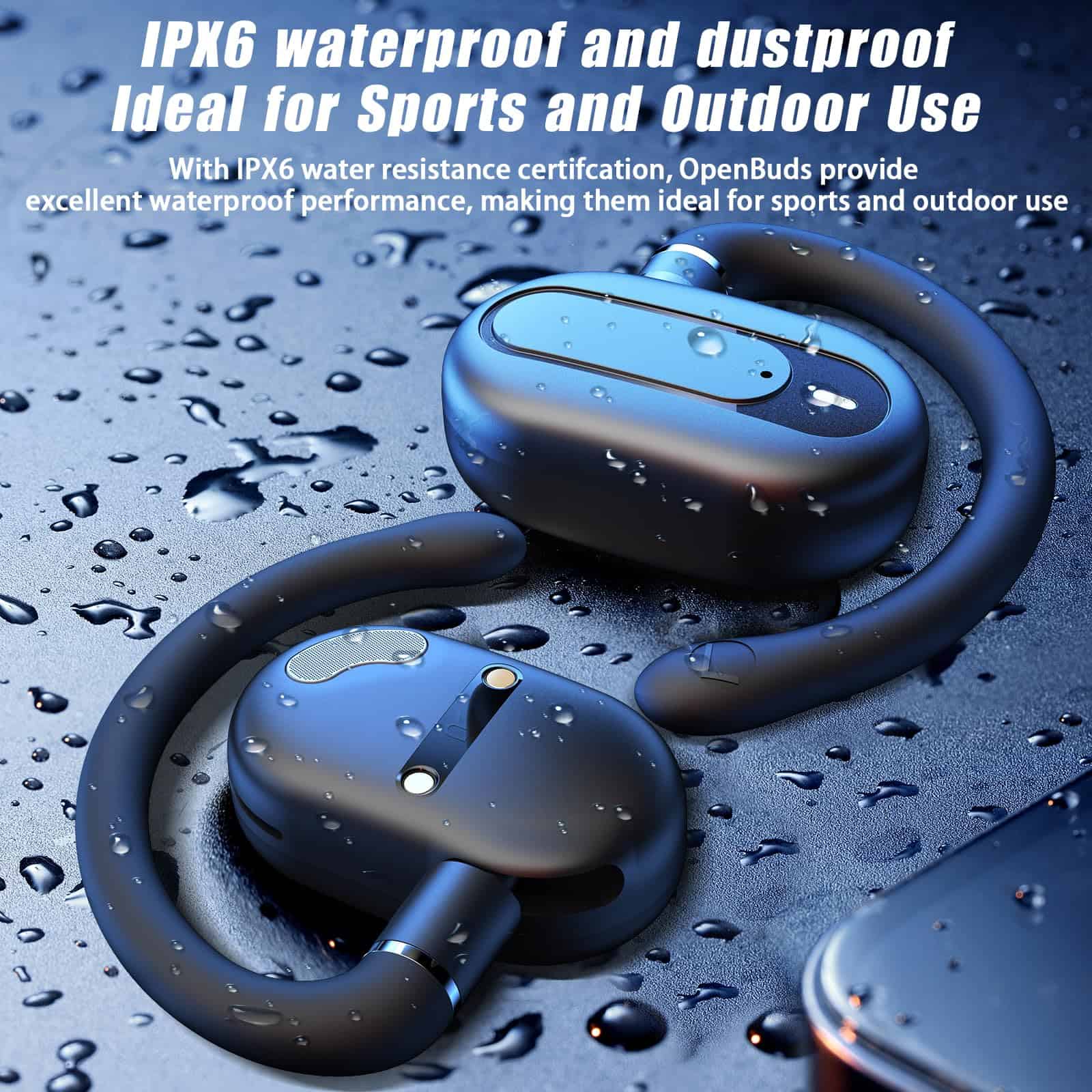 Auriculares inalámbricos AITIDE OpenBuds -Negro - Imagen 6