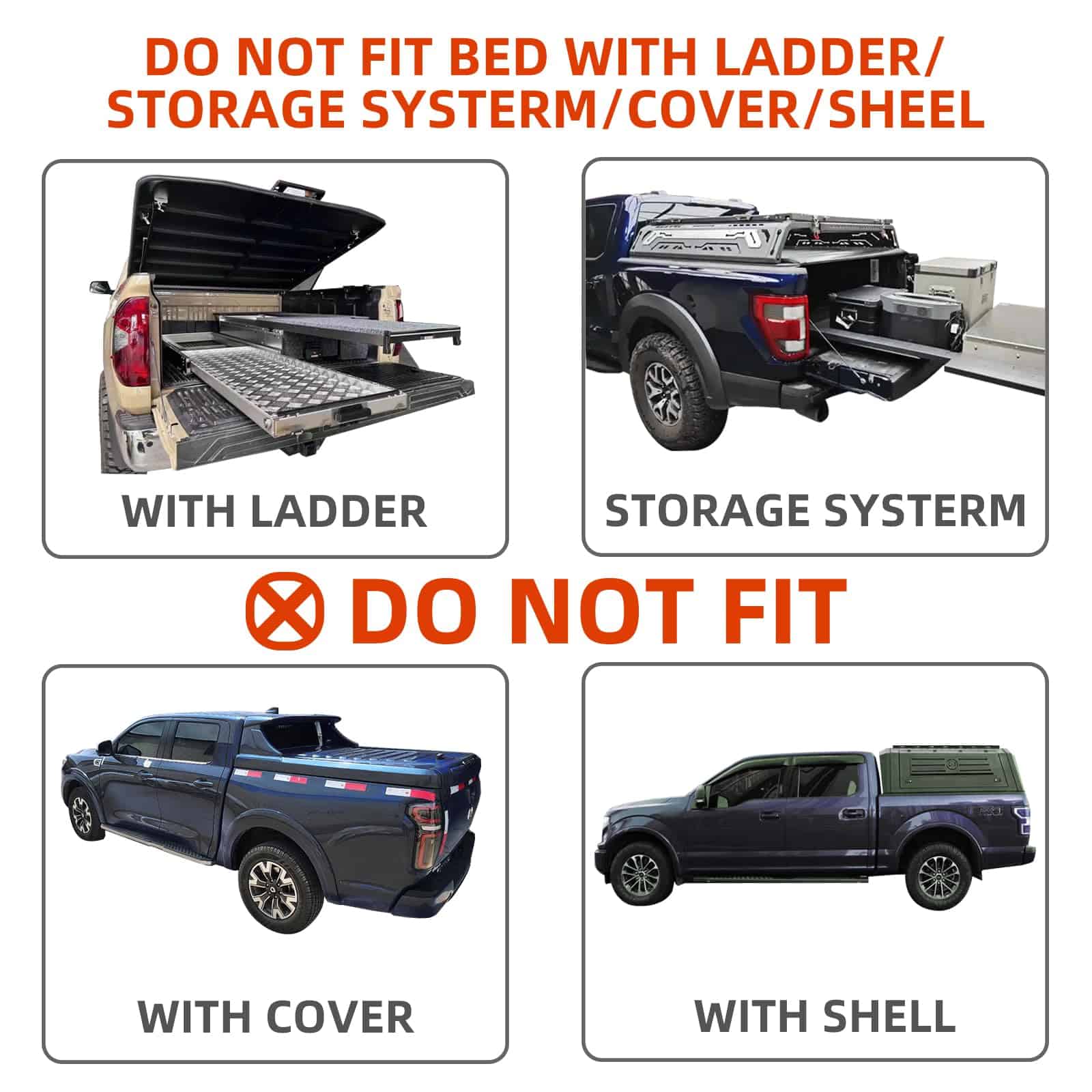 Extensor de cama de camioneta, extensor de puerta trasera - Imagen 7