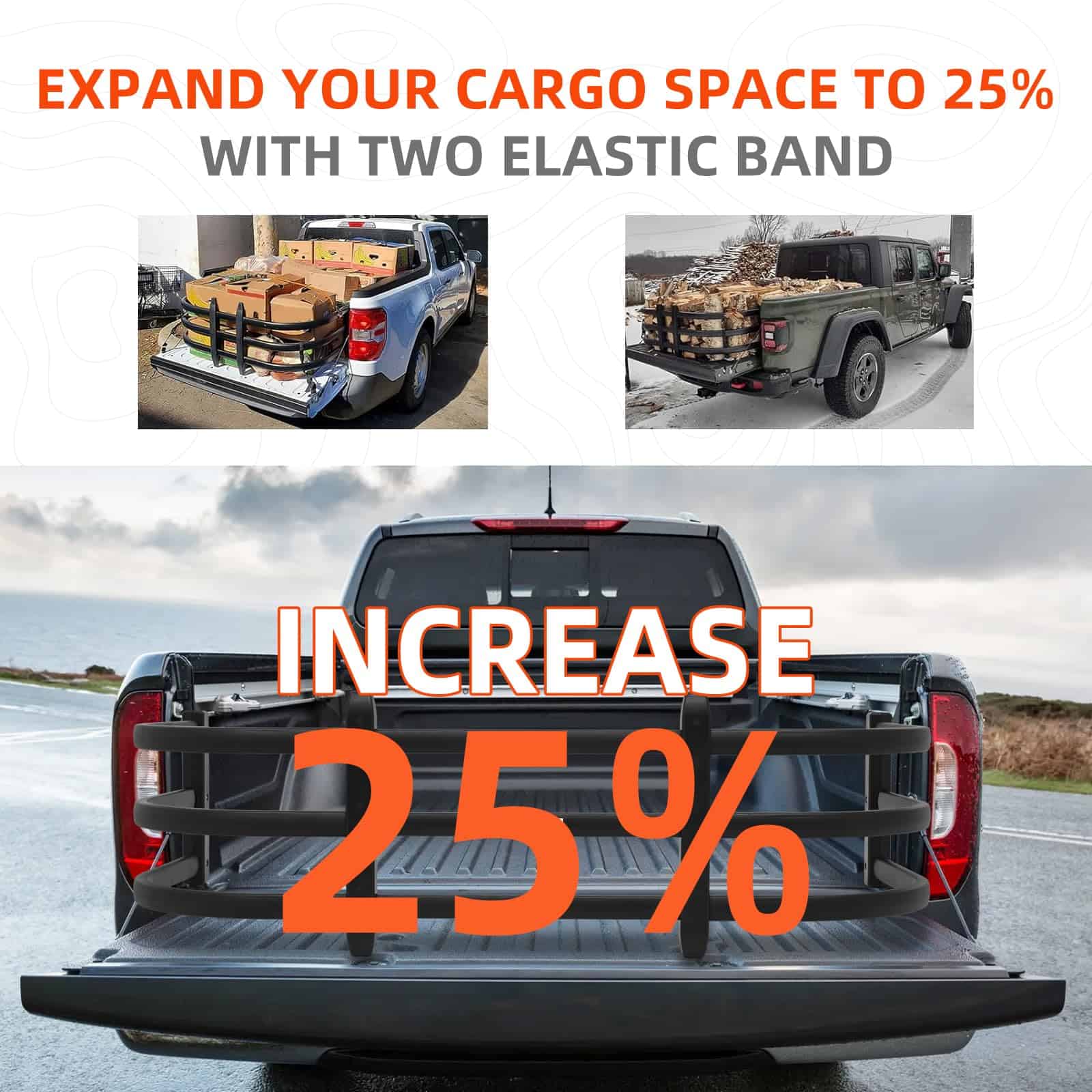 Extensor de cama de camioneta, extensor de puerta trasera - Imagen 8