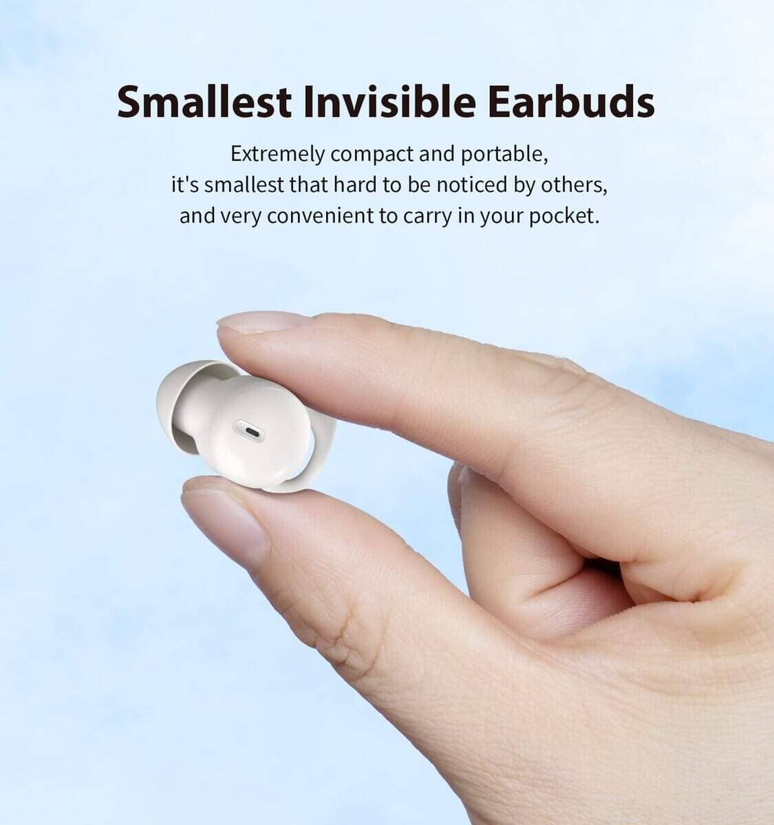 Audífonos de dormir invisibles Piegricdiat, auriculares - Imagen 5