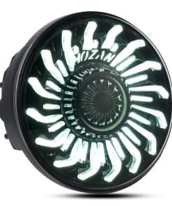 PKEDUO Faro de Motocicleta 5.75 con Ojo de Demonio