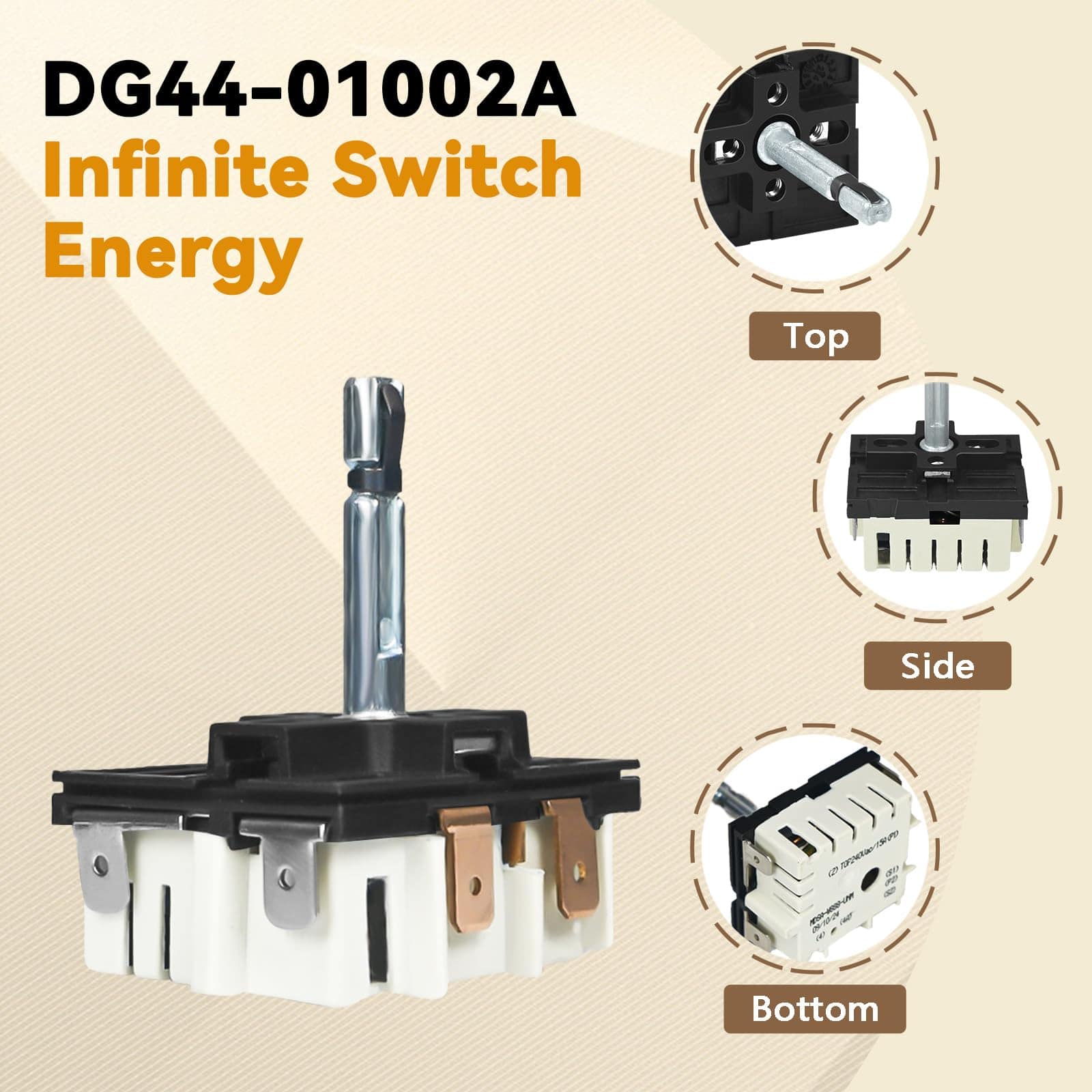 Upgrade DG44-01002A Interruptor Infinito Regulador de - Imagen 4