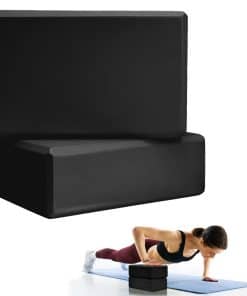 2 Pcs Yoga Blocks, 9"x6"x3" Bloques de Espuma Accesorios de