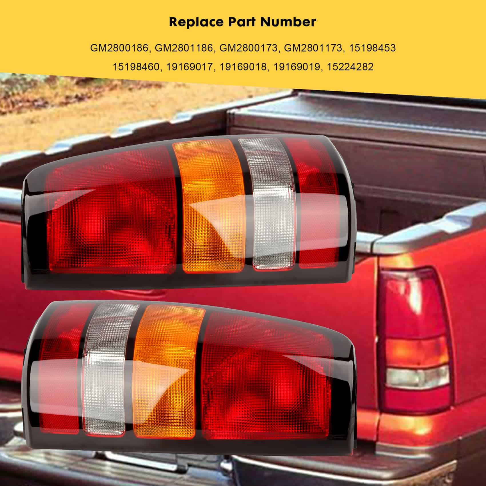 Upgrade Faros Traseros Compatible Con 1999-2006 GMC Sierra - Imagen 6