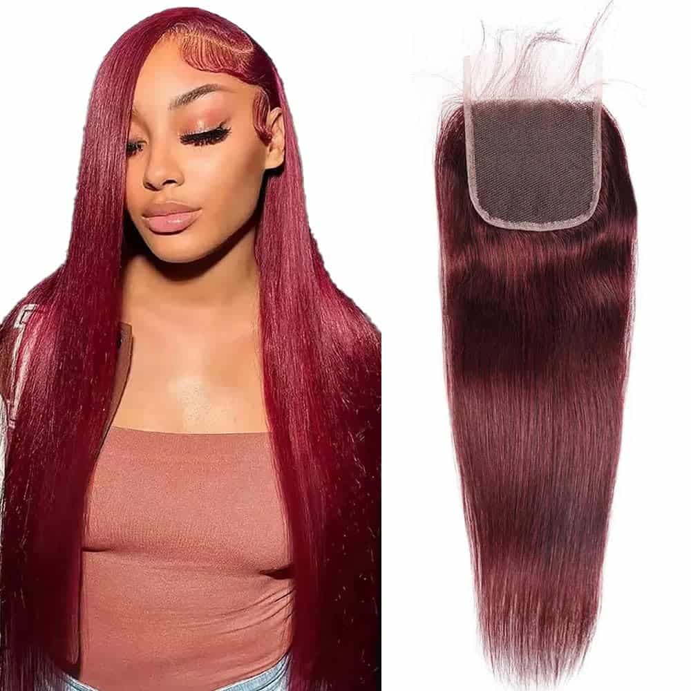 -#99J Cierre de Encaje Recto 4x4 HD - Imagen 3