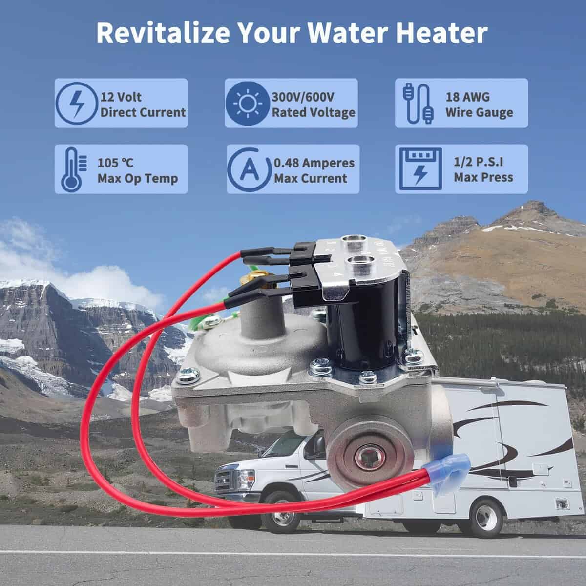 Válvula de Gas para Calentador de Agua 93844 Mejora de - Imagen 3