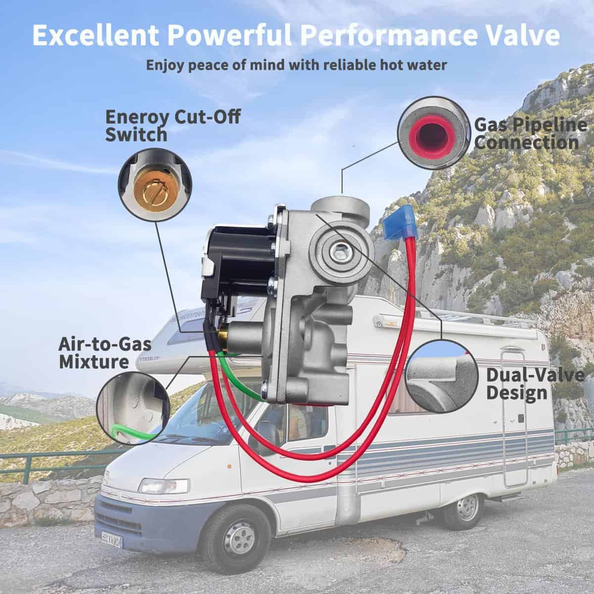 Válvula de Gas para Calentador de Agua 93844 Mejora de - Imagen 7