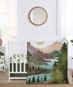 Set de Ropa de Cuna para Bebé Neutro Unisex Tema Bosque con