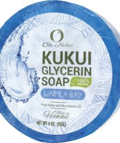 Jabón de Glicerina de Kukui Oils of Aloha 4 Barras Waimea