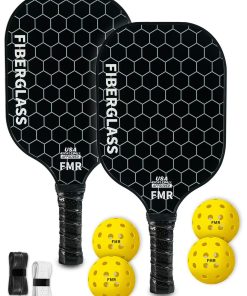 Set de 2 palas de pickleball Feel my rhythm con 4 pelotas -
