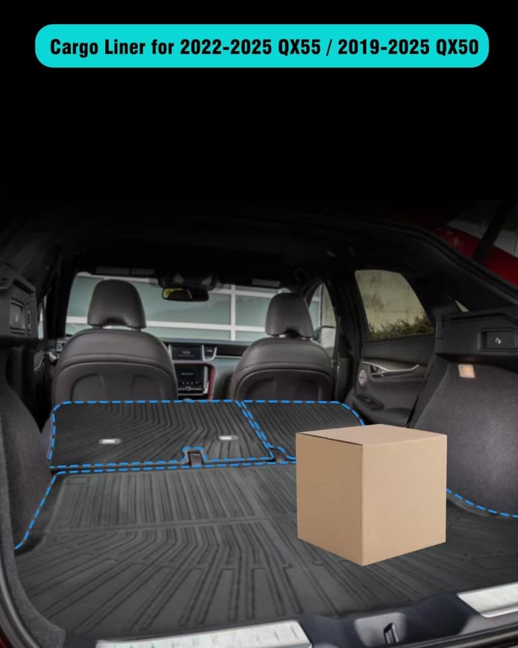 Tapete de carga CaBYbigG para Infiniti QX50 2019-2024 y - Imagen 3