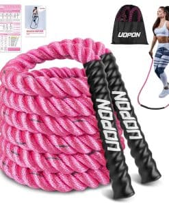 Cuerda para saltar con peso para mujeres, 2 LB Cuerda de