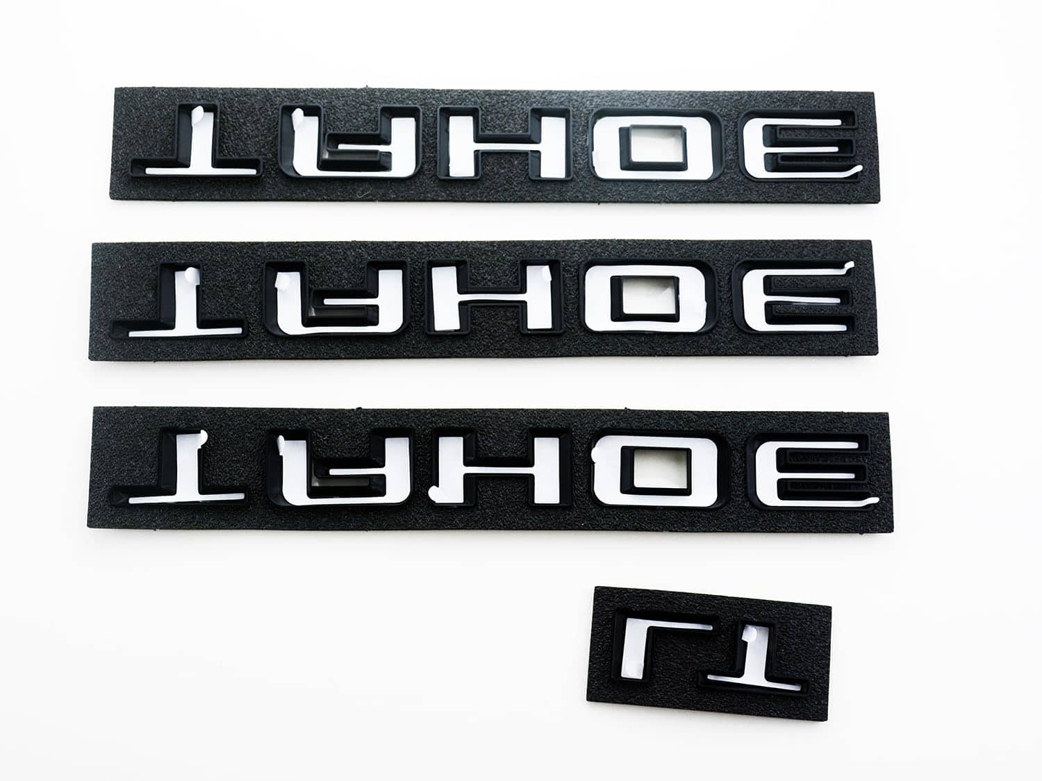 Emblema de puerta superpuesta 3D para reemplazo de letras - Imagen 6