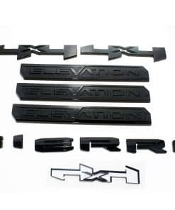 Emblema trasero de puerta superpuesto en 3D para reemplazo