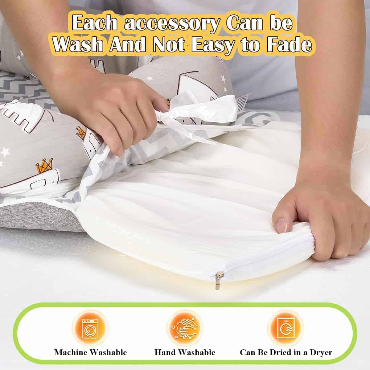 Huggynest Baby Lounger, Almohada Portátil de Soporte para - Imagen 7