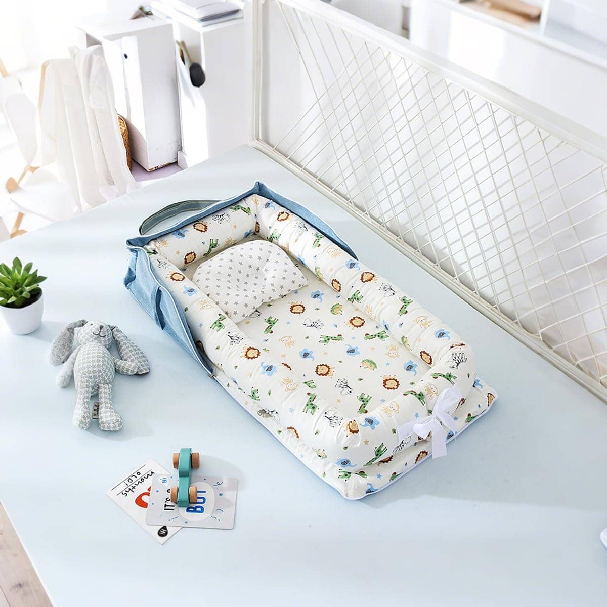 Huggynest Baby Lounger, Nido para Bebé Recién Nacido, - Imagen 6