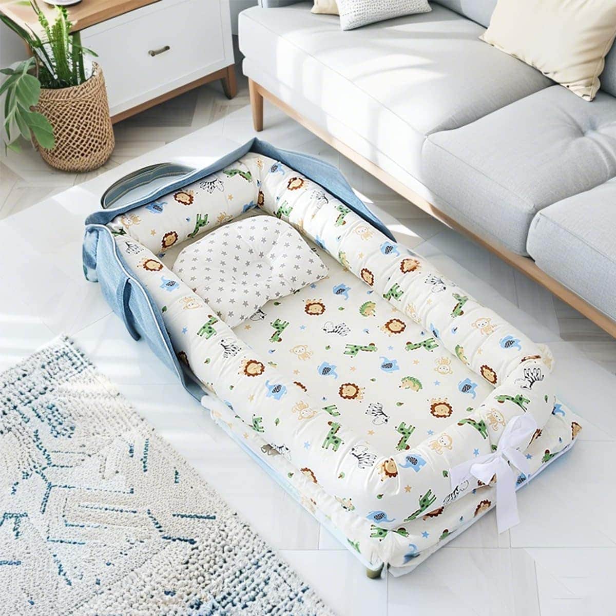 Huggynest Baby Lounger, Nido para Bebé Recién Nacido, - Imagen 7