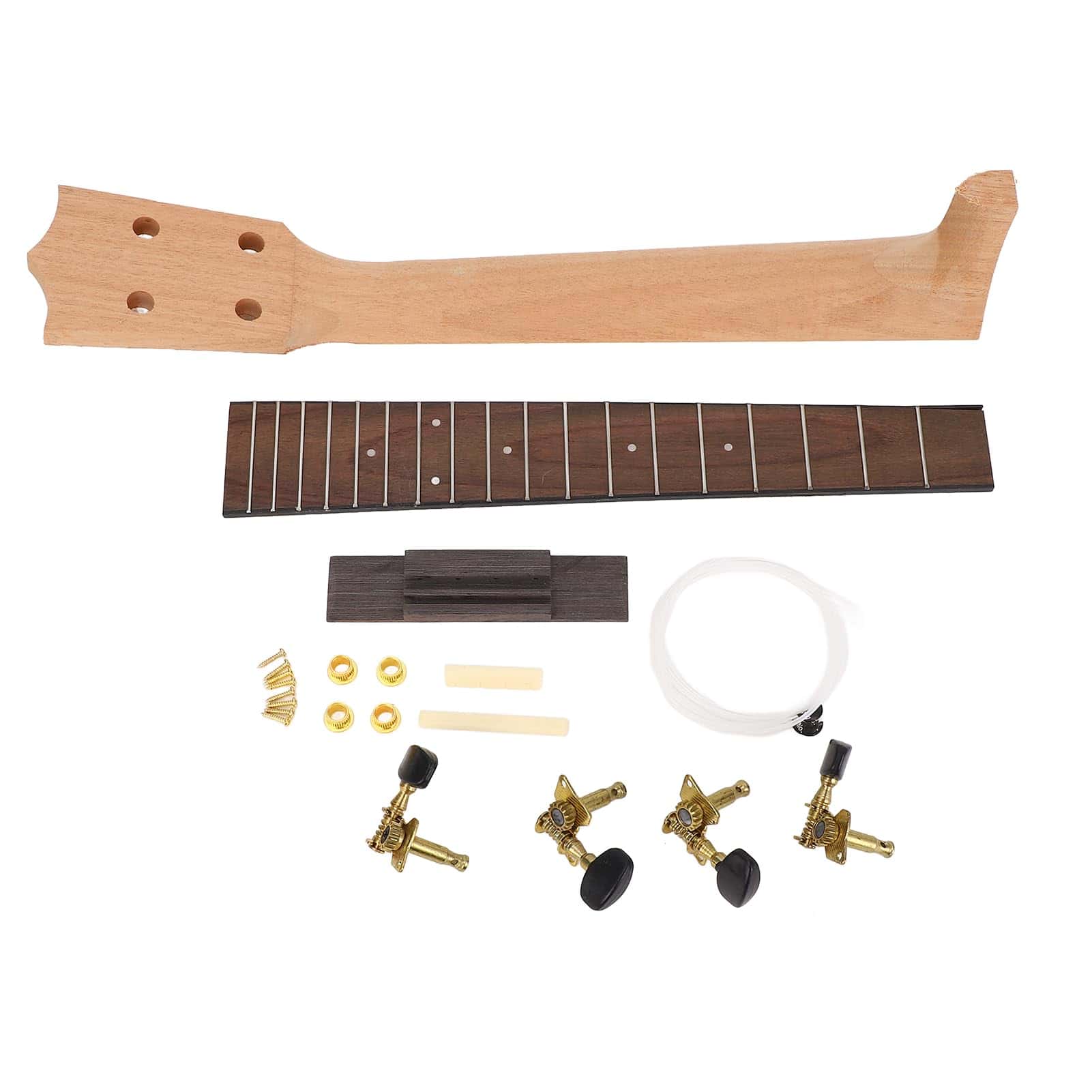 Kit para Construir tu Propio Mastil de Ukulele, Set de