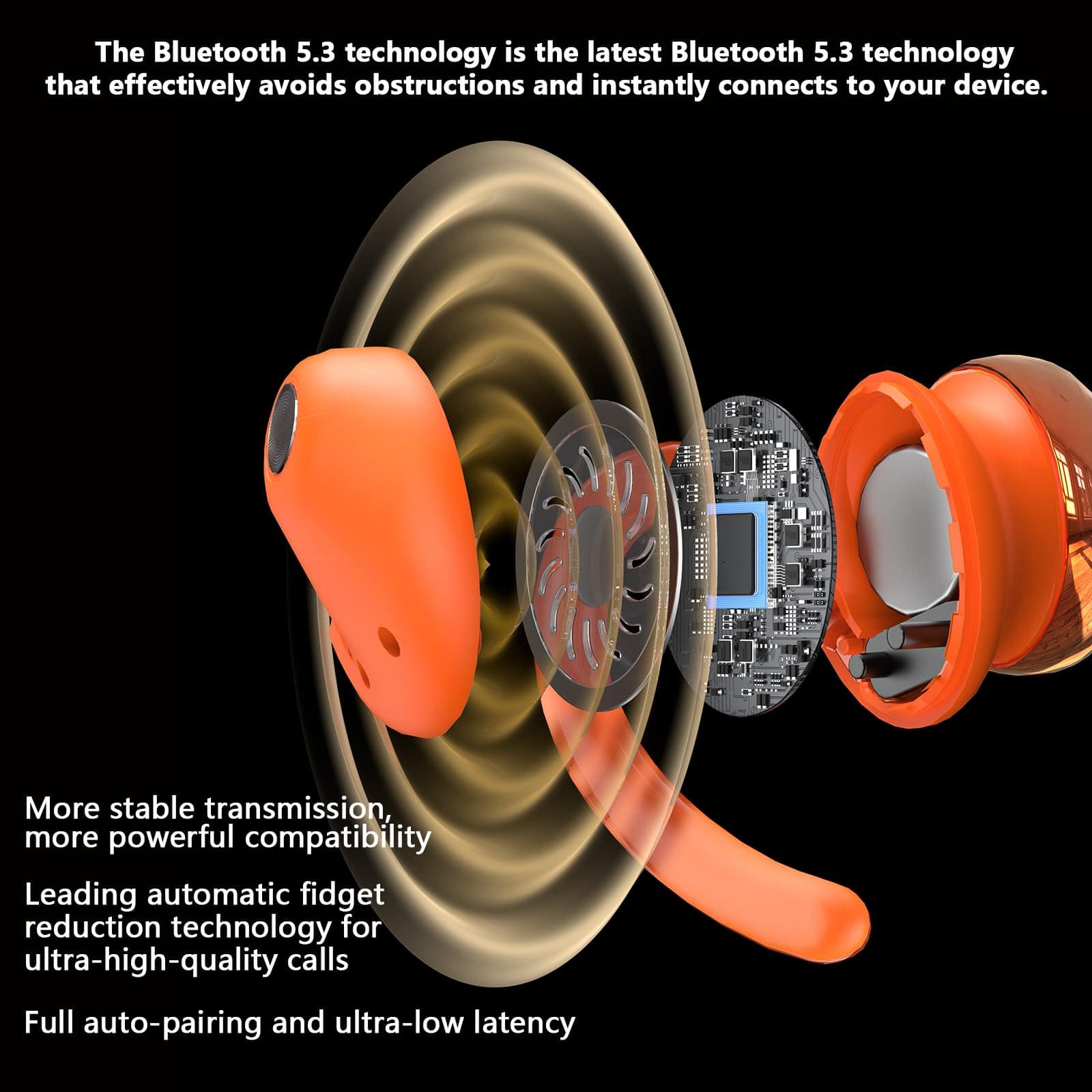 Audífonos Inalámbricos de Código Abierto con Gancho para la - Imagen 6