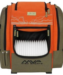 MVP Disc Sports Mochila de Disc Golf Voyager -Olive/Orange