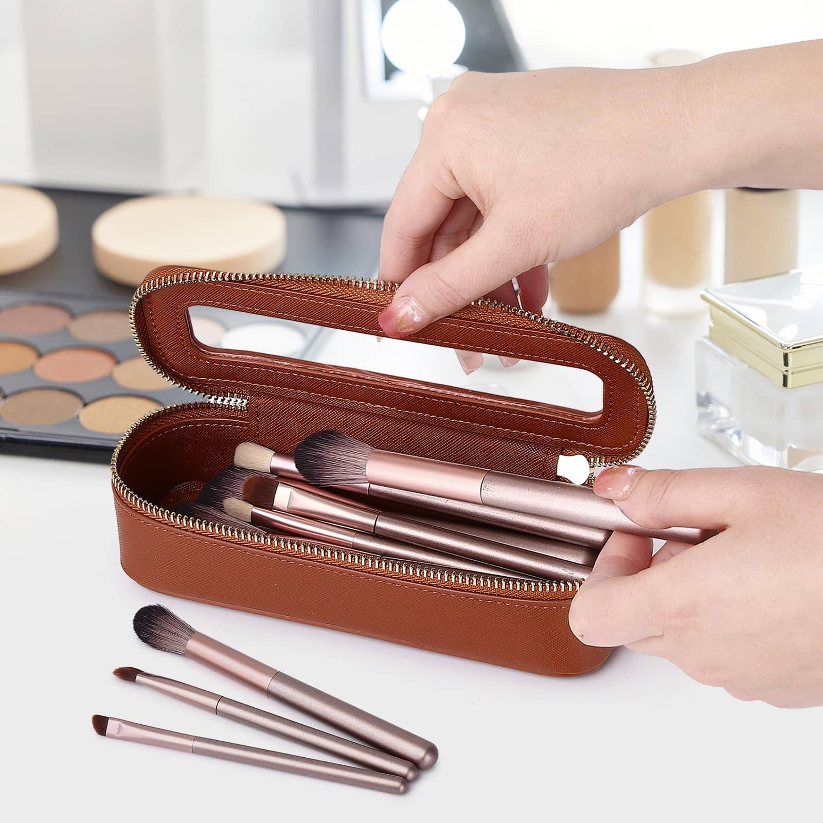 Set de Maquillaje de Viaje LOFOWN Bolsa Transparente - Imagen 5