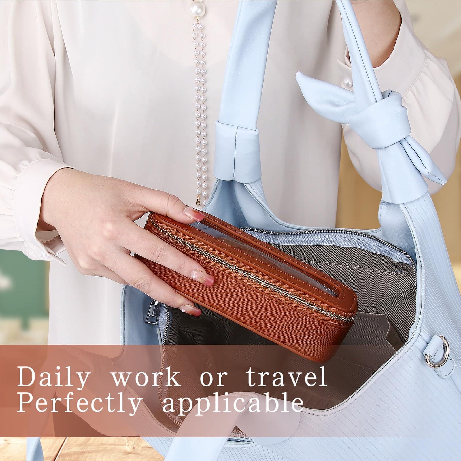 Set de Maquillaje de Viaje LOFOWN Bolsa Transparente - Imagen 4