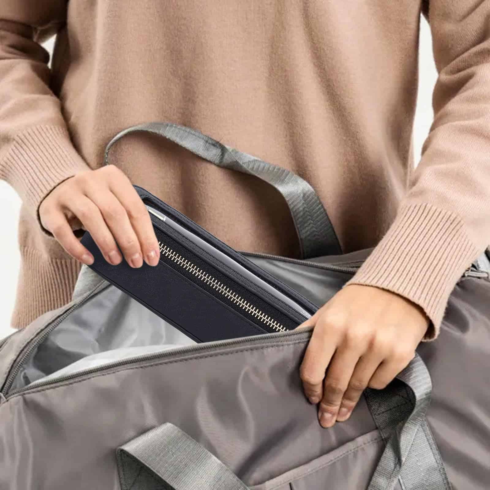 LOFOWN Juego de Maquillaje de Viaje Bolsa -Black - Imagen 4