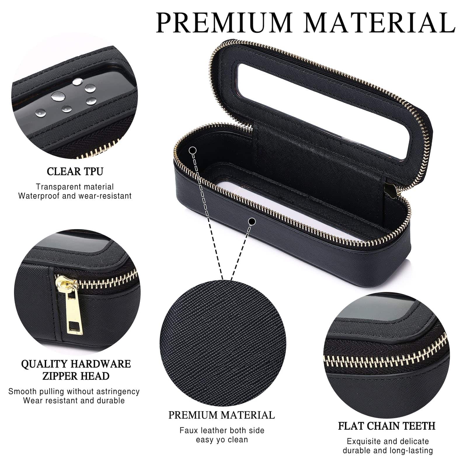 LOFOWN Juego de Maquillaje de Viaje Bolsa -Black - Imagen 8