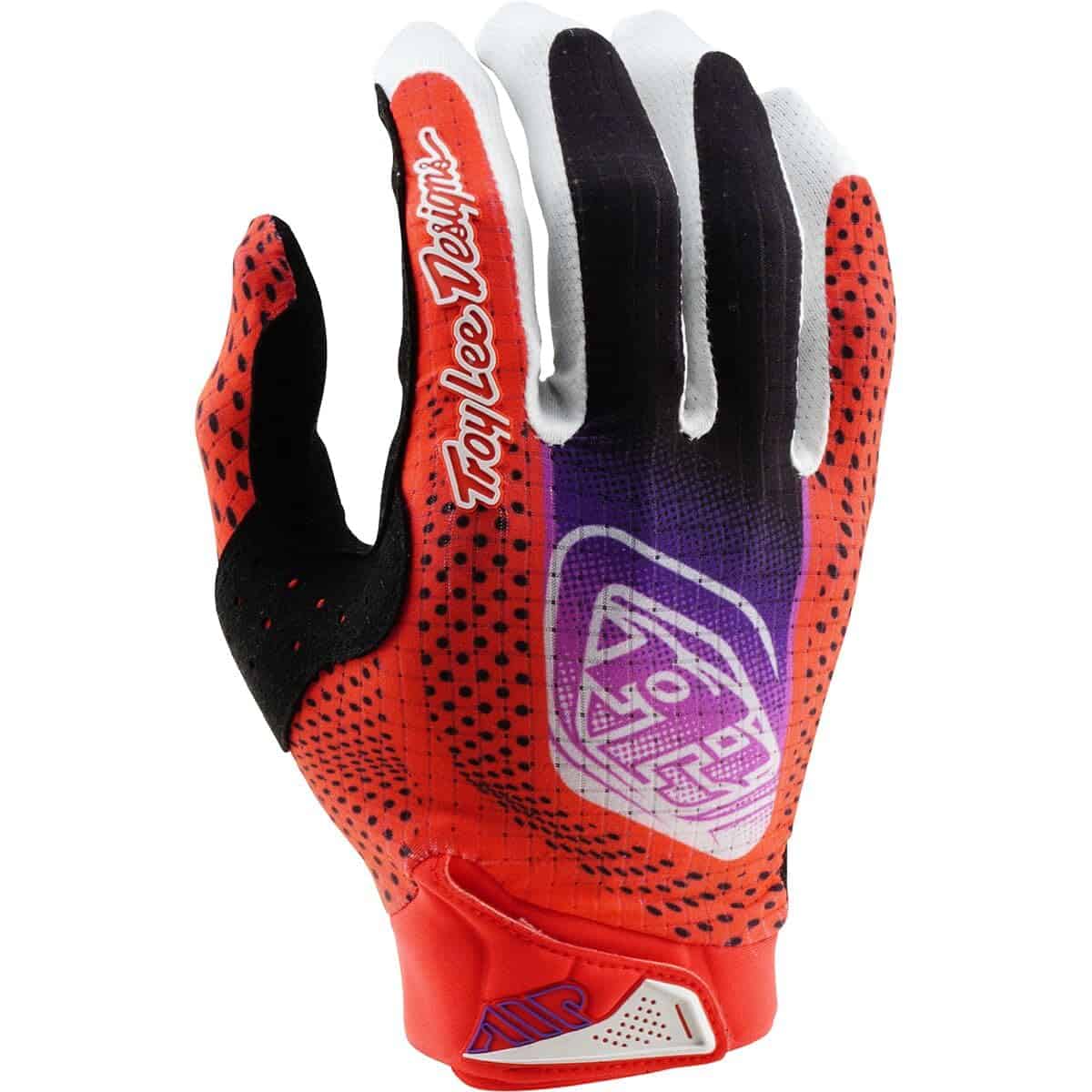 Guantes Troy Lee Designs Air para Motocross -Rojo Infra