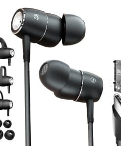 Audífonos con cable intraurales con graves profundos,