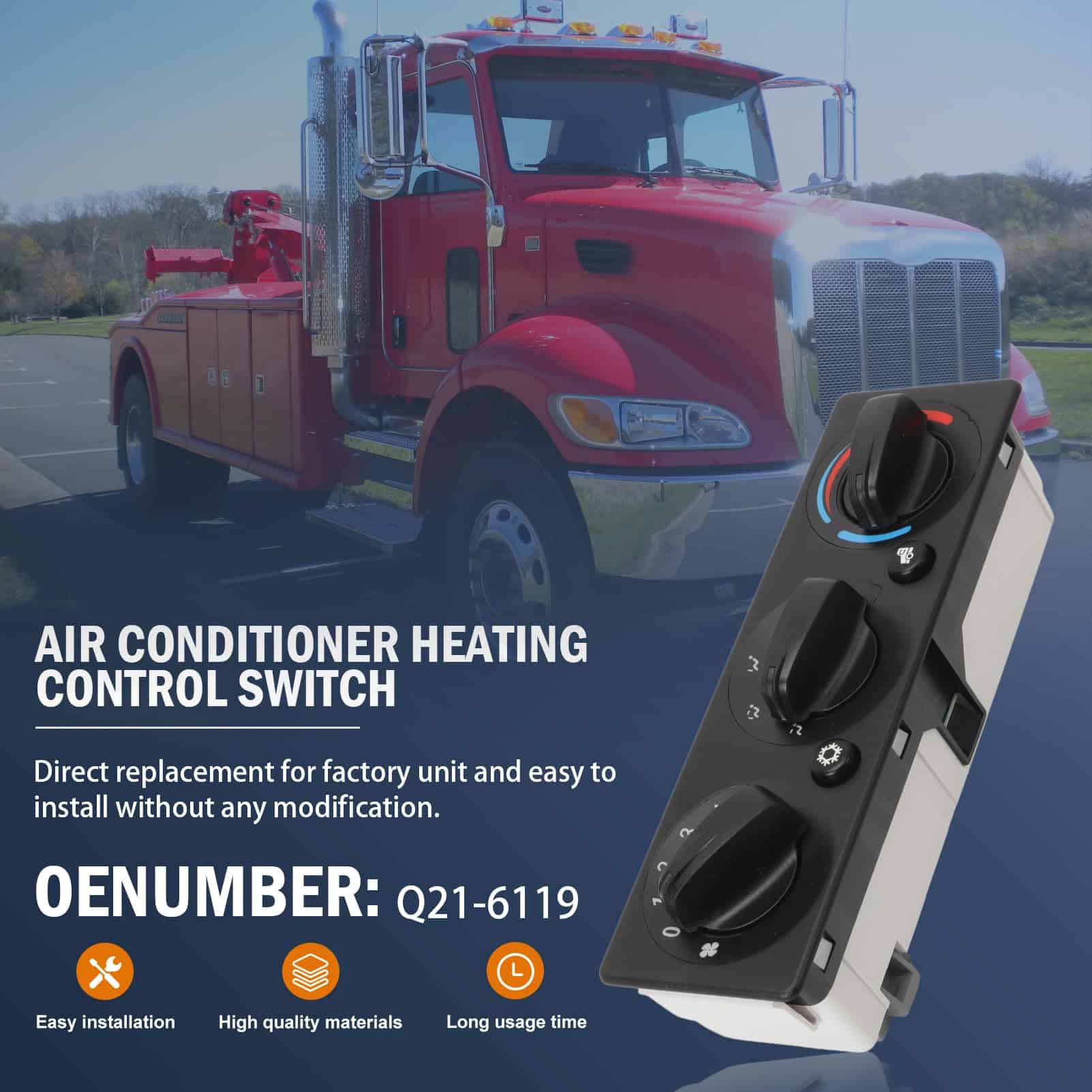 Módulo de Control HV/AC Q21-6119 para Camiones Peterbilt - Imagen 5