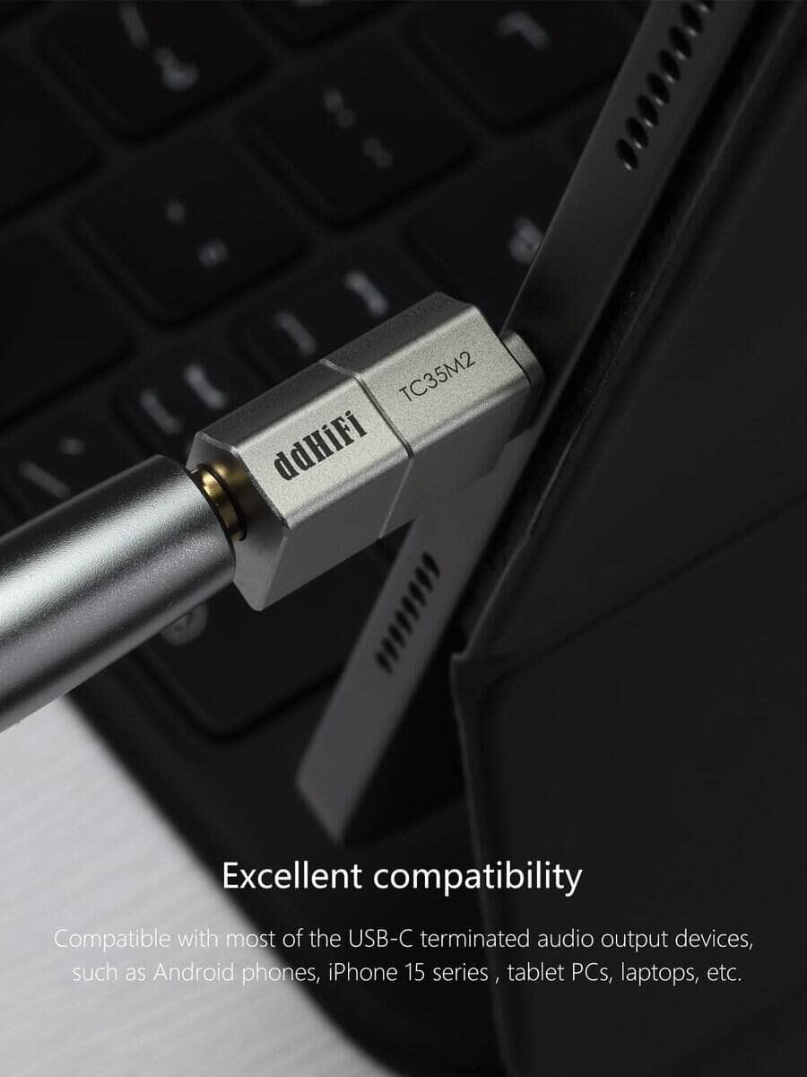 Adaptador DAC y AMP USB-C a 3.5mm TC35M2 de ddHiFi de 2da - Imagen 7