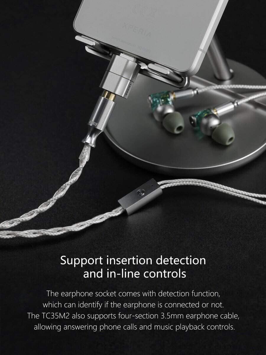 Adaptador DAC y AMP USB-C a 3.5mm TC35M2 de ddHiFi de 2da - Imagen 5