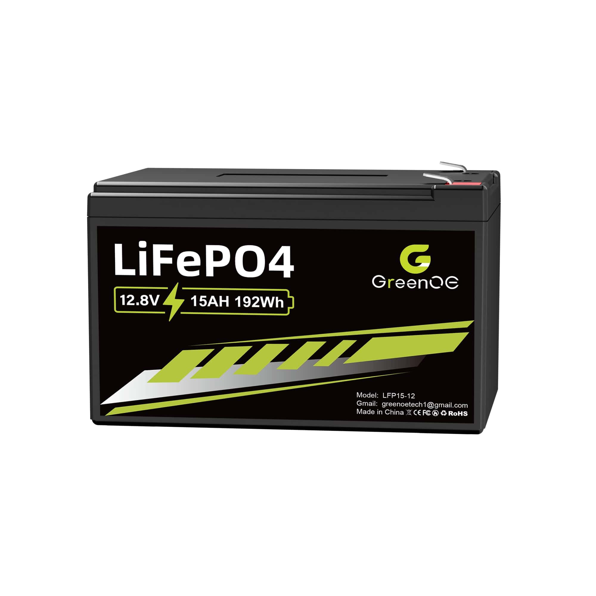 Paquete de baterías LiFePO4, Recargable de Fosfato de