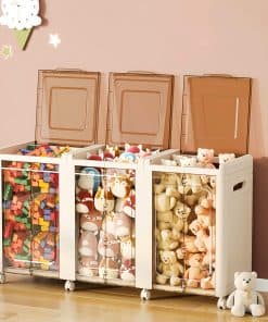 Caja de Juguetes para Bebés, Organizador Grande Plegable de