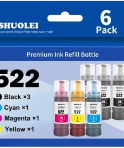 Paquete de 522 Botellas de Recarga de Tinta de Reemplazo